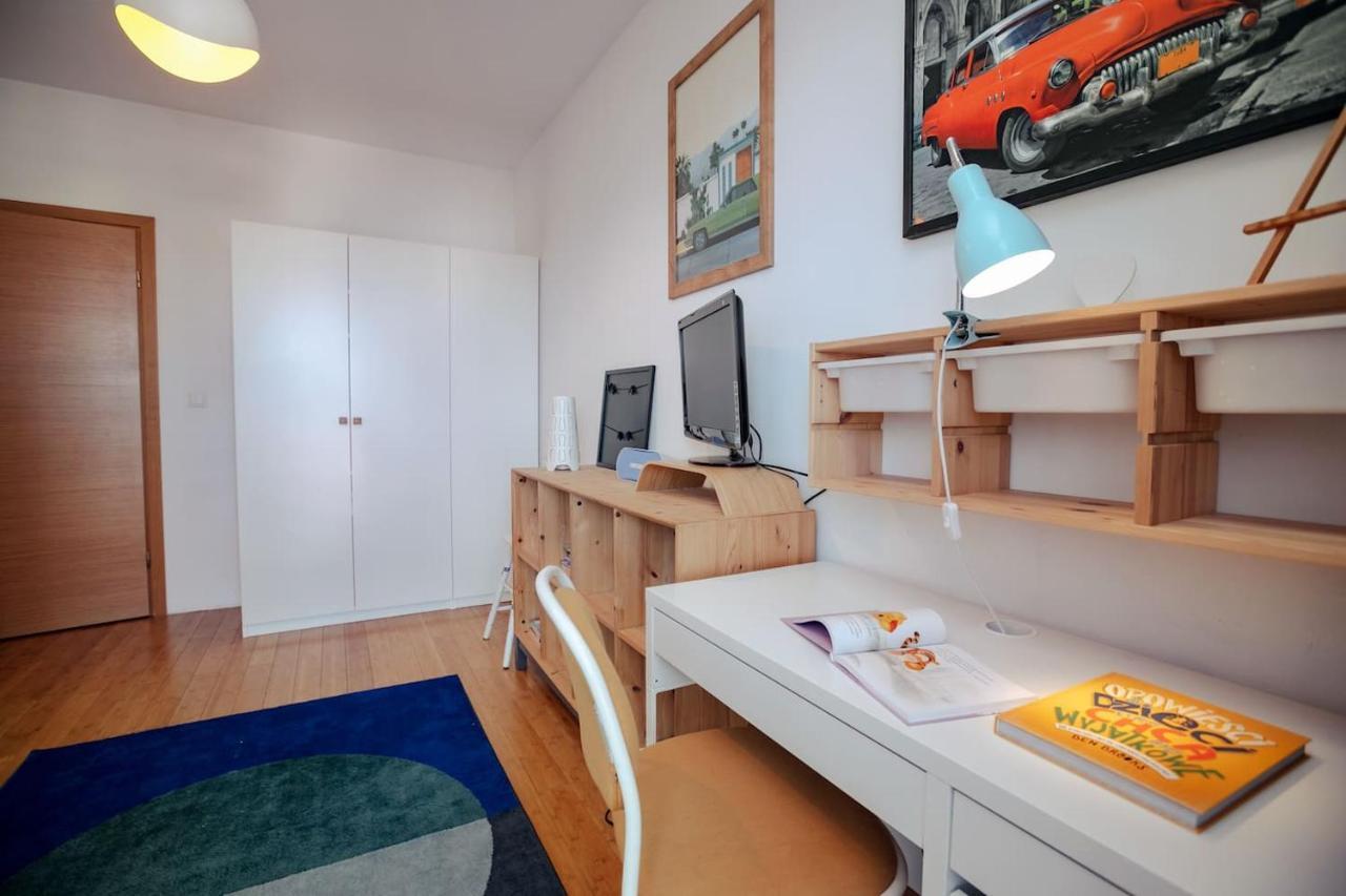 Dwupoziomowy, Rodzinny Apartament. Ochrona, Garaz. Varsovia Exterior foto